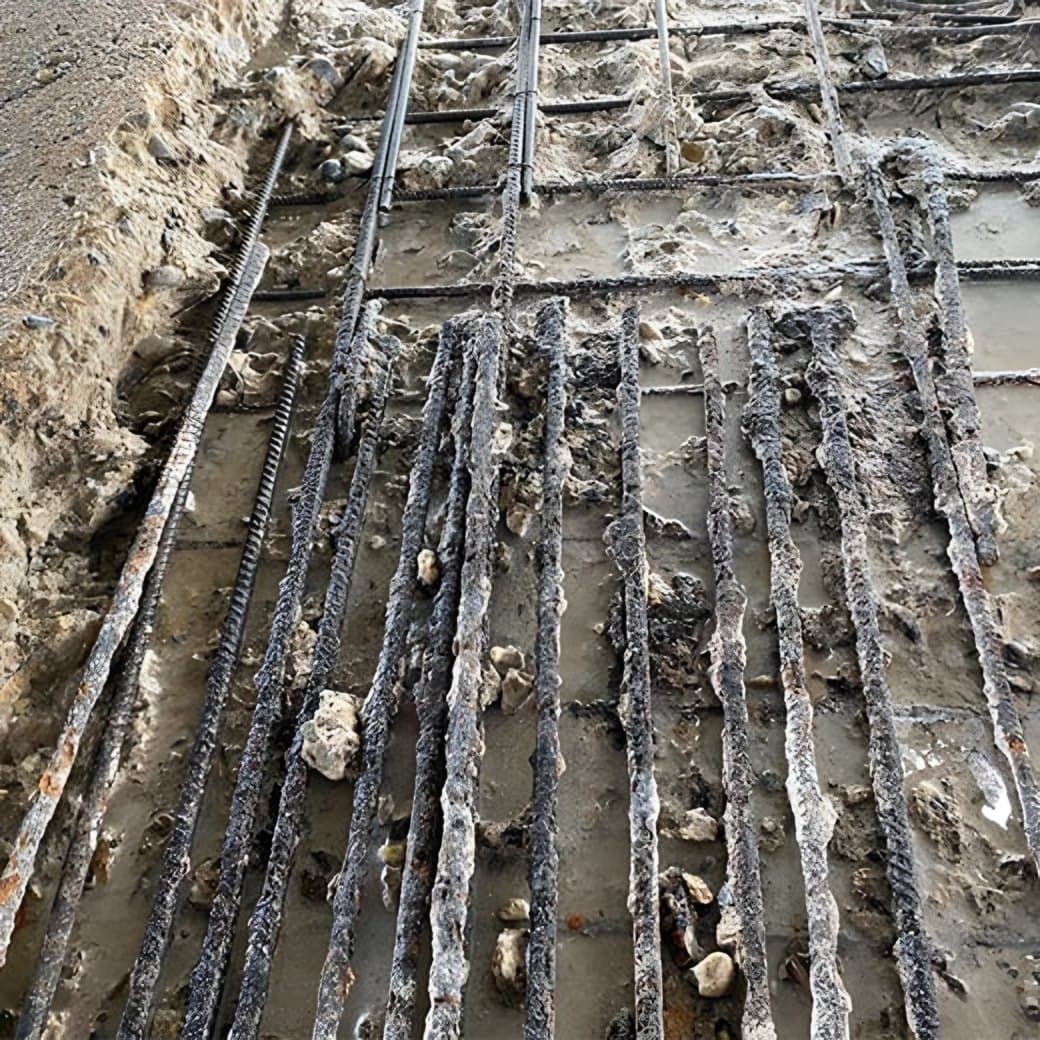 Fußgängerbrücke über die Bahngleise in Königsbronn